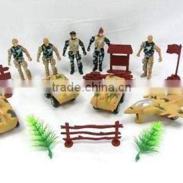 plastic military toy set