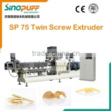 automatic corn puff snack food extrusion machine