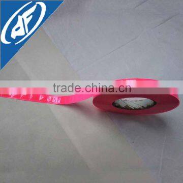 Pink 20MM fire resistant PVC reflective tape