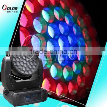 37pcs 12W rgbw 4 in 1 lzoom led moving head wash lighting