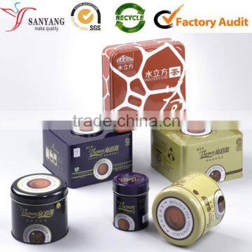 Factory made metal tin canister for tea packaging storage shipping box chinese tea set gift box                        
                                                                                Supplier's Choice