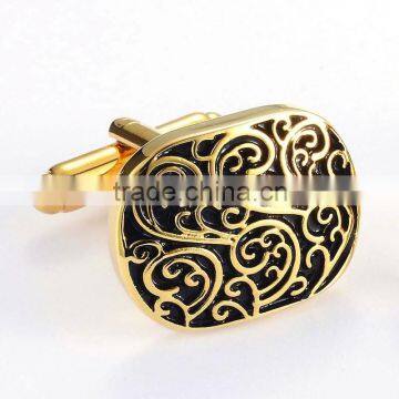 Golden Glory Cufflinks, Symbol Cufflinks, Deco Cuff Links