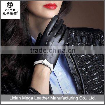 High quality cheap custom leather driving gloves