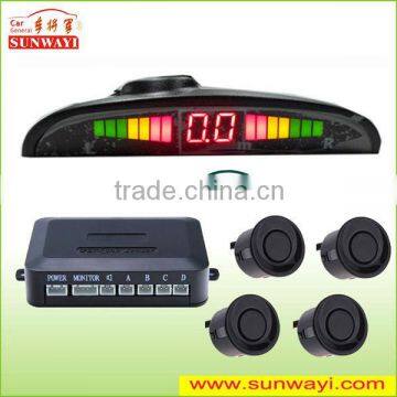 3 colors LED display Rear 4 sensors IP68 ultrasonic reversing parking sensor backup radar