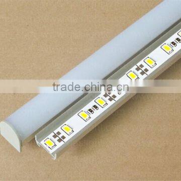 QS-A57 19x19mm LED Aluminium Profile With Flange Used For Pendant Light