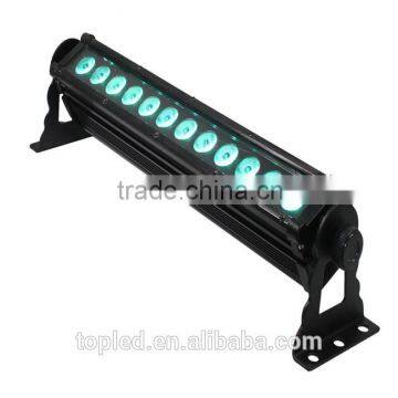 Professional led stage light dmx led half meter bar 12*tri-RGB led wall washer IP66