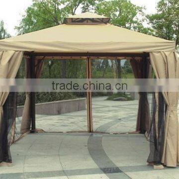 Deluxe outdoor aluminum frame Gazebo, Deluxe outdoor gazebo with net, 10 x 10 gazebo