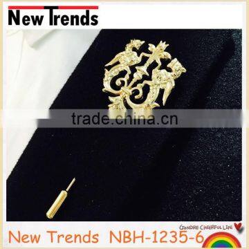 Wholesale ancient animal wedding jewelry brooch lapel pin