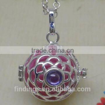 FN3268 mom necklace baby birthstone necklace with ball pendant