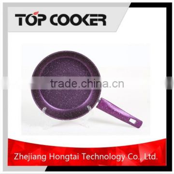 Aluminium forged marble coating frying pans