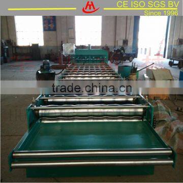 Superior Quality Colored Glazed Steel Roof Tile Roll Forming Machine photo-5