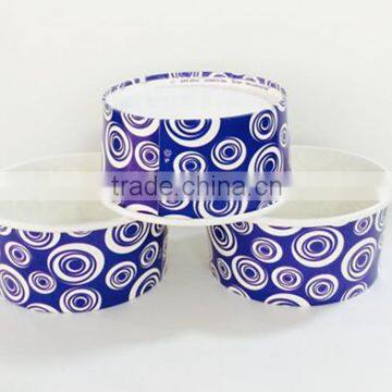 disposable paper bowl for ice cream /juice drink container