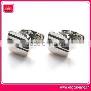 het sell fashion promotion silver alloy cufflink