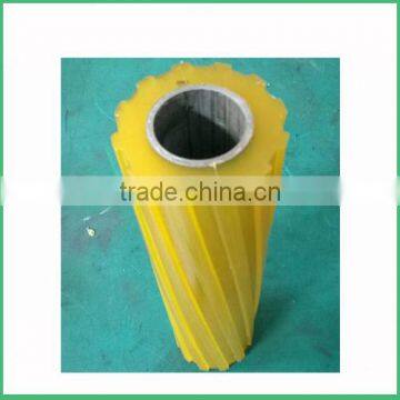 Polyurethane Customized Wheel Custom Made Polyurethane Coating Corn Peeler Drive Rollers