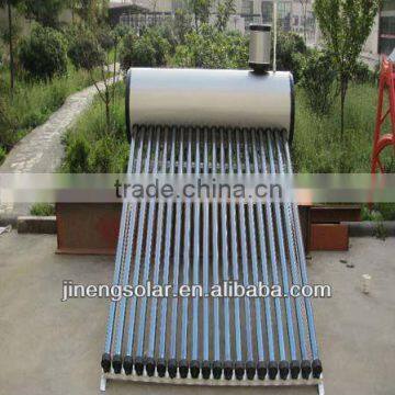 Pre-heated copper coil solar water heaters