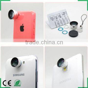 Magnet 2x Zoom Detachable Telephoto Lens for iPhone 4 5 5s 6 Samsung Phone and Tablet