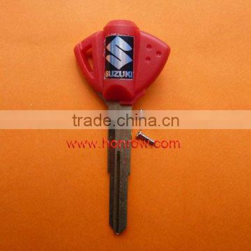 High quality Suzuki key shell Motorcycle transponder key blank,car key shell,blank car key