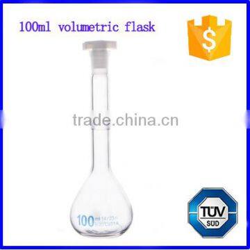 Laboratory glass volumetric measuring flask with glass stopper                        
                                                Quality Choice