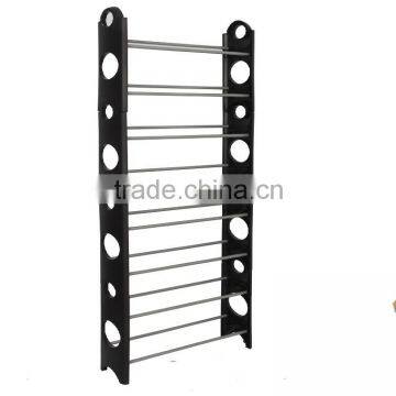 Black Color Simple Modern Girls Shoe Rack Ladies Shoe Rack photo-3