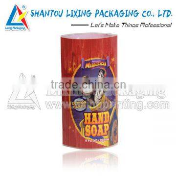 Hand soap bottle shrink sleeve