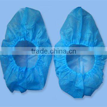 Disposable blue pe shoe covers