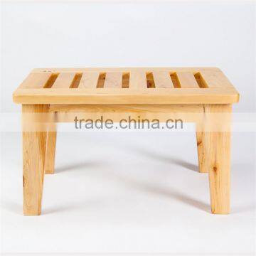 Good quality wooden stool shoes stool