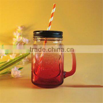 high quality mason jar drinking glass/mason jar