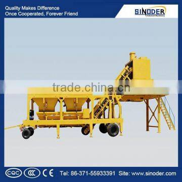 Sinoder Brand Commercial portable concrete mixing plant