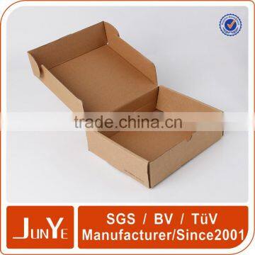 Brown strong custom size cardboard shipping tab lock box