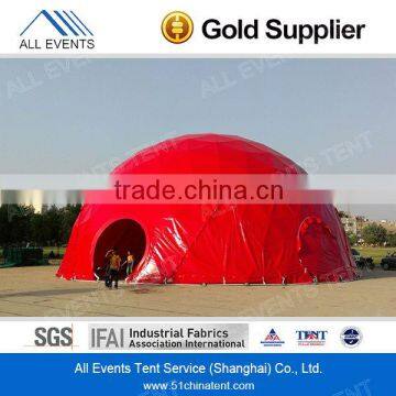 Red PVC Dome tent for Wedding Marquee