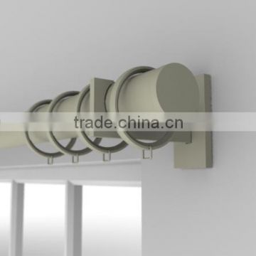 highest quality steel sliding straight curtain track with the 1.2mm wall thickness