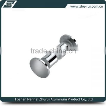 stainless steel wall mounted glass clamp/round ss304 bathroom glass door hinge/ss 304 shower room accessory