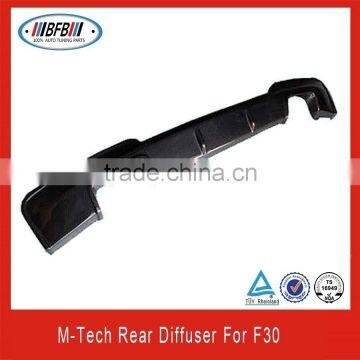 High quality rear bumper diffuser for f30 carbon fiber diffuser 3 series