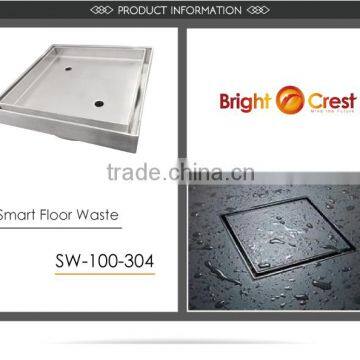 Smart Waste Stainless Steel Linear Shower Drain