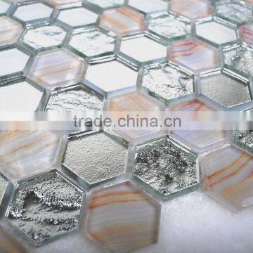 Wall tile home decoration regular hexagon mosaic