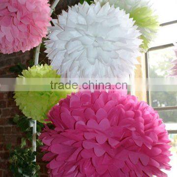 Decorative tissue paper pom poms for home decoartion                        
                                                Quality Choice