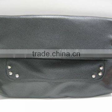 Rivet Studded Women Clutch Handbag PU Leather