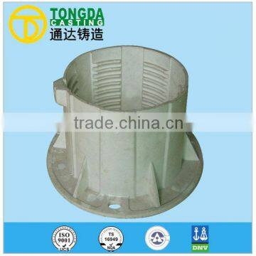 TS16949 investment lost foam casting ductile iron casting fcd500