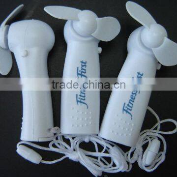 plastic hand portable handholder mini fan