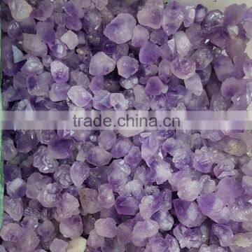 Small Geode Amethyst Crystal Point Tumbled Stones for Wholesale