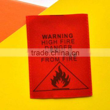 printed satin labels