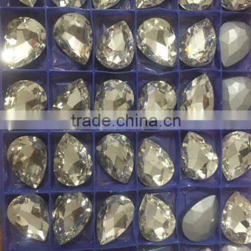 18x25mm tear shaped crystal stone for fashion dress