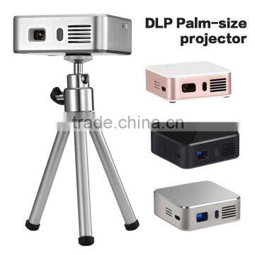E05 Mini WiFi Bluetooth DLP Projector Android 4.4.4 OS 1GB RAM 8GB ROM RK3128 Quad Core 120LM 854*480 Pixels for Home Office photo-2