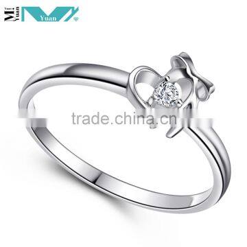925 Sterling Silver Fashion Jewelry Ring Size Gift for Girls Lady photo-2
