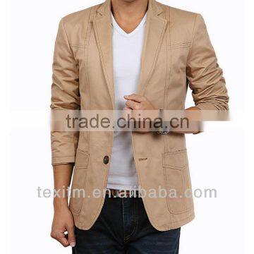 2014 Fashionable Cotton Polyester Fabric for Men Suit photo-3