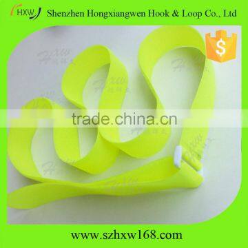 Hook and loop buckle pallet strapping belt