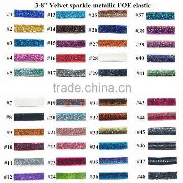 Hot Sale!! 5/8 '' solid FOE elastic 94colors in stock now