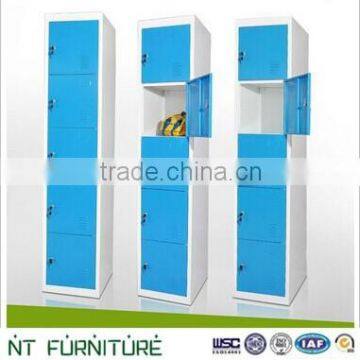 4 tier steel locker, metal locker, one door locker