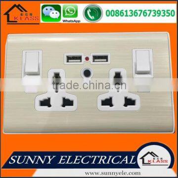 Wall USB Socket/Double USB Soket 2.1A/2.2A/multi Socket With Usb Socket With Switch photo-4