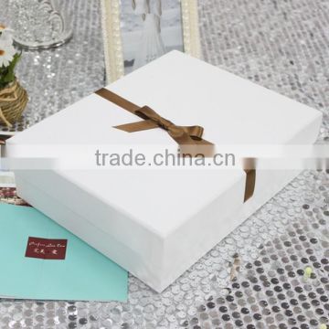 luxury customized printed luxury wedding dress packaging box